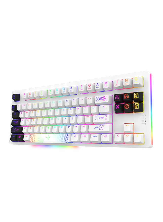 AQIRYS Aludra TKL Mechanical RGB Gaming Keyboard Swappable Gateron