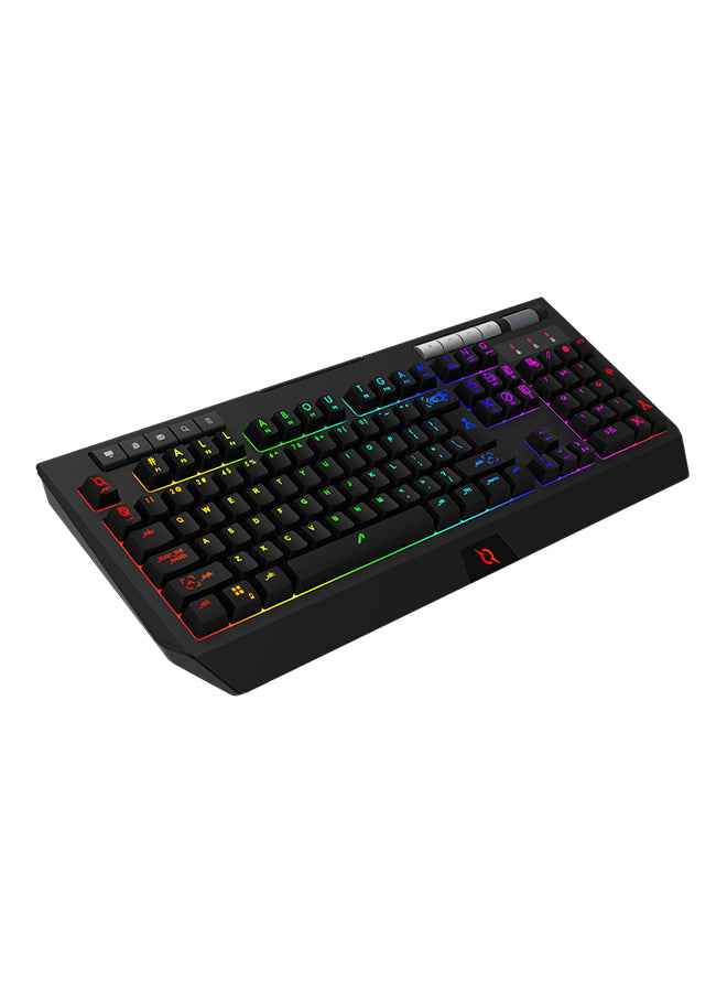 AQIRYS Capella Membrane RGB Gaming Keyboard Black