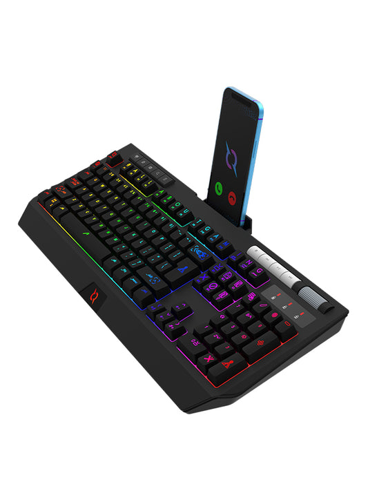 AQIRYS Capella Membrane RGB Gaming Keyboard Black