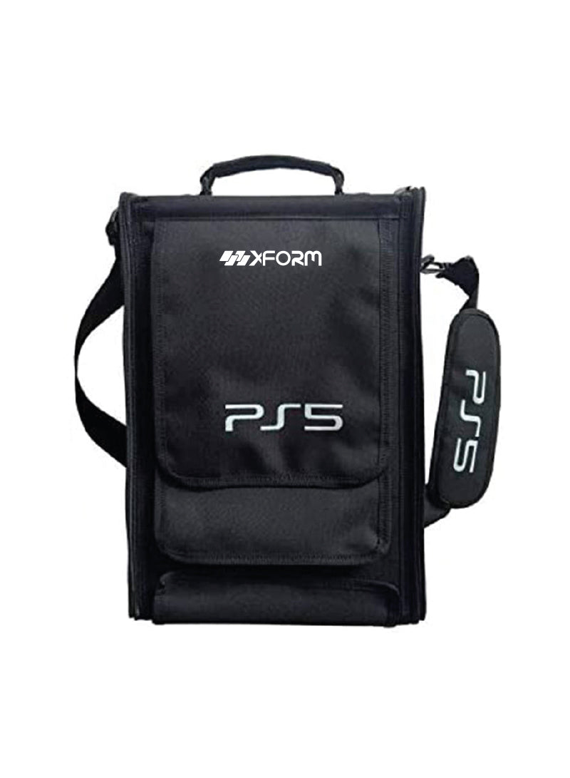 Protective Shoulder Bag for Playstation 5 Game Console Storage Bag Travel Carrying Case for PS5 Portable Zipper Pouch Shoulder Bag